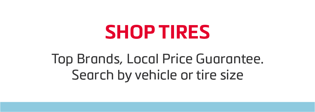 Shop for Tires at (dealer name) in (city, st). We offer all top tire brands and offer a 110% price guarantee. Shop for Tires today at (dealer name)!